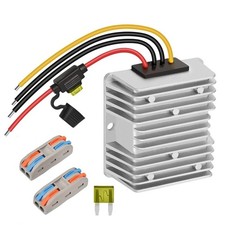 20A 240W Golf Cart DC 18V 20V 24V 36V 48V Step Down to DC 12V Converter Volta...