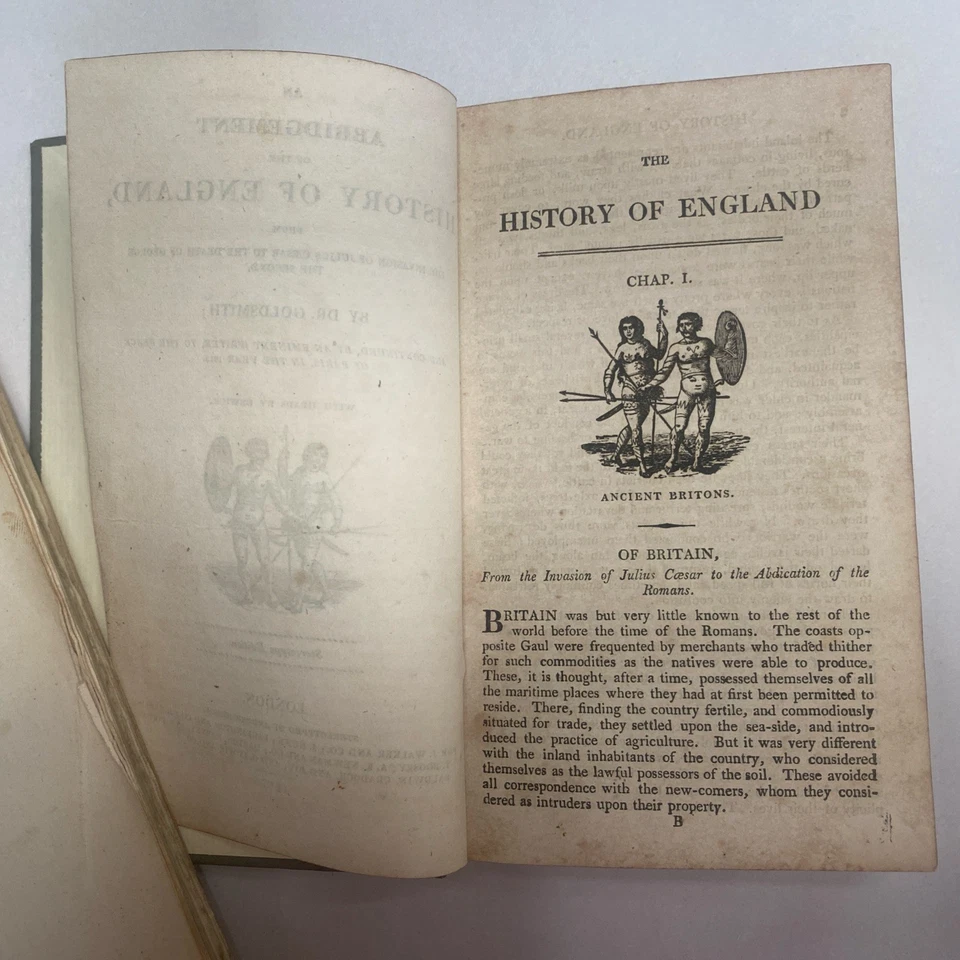 1815 Abridgement of the History of England by Dr Goldsmith, Ill Heads by Bewick - Image 2 of 4