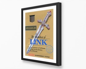 The Legend of Zelda 2 The Adventures of Link NES Cover Poster -