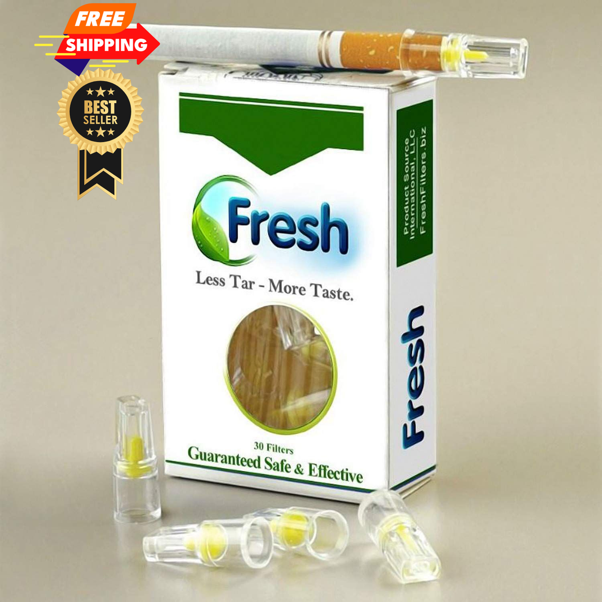 FRESH CIGARETTE FILTERS - GREAT Intro OFFER - 3 PKS Only $5.99! Take the  NIC
