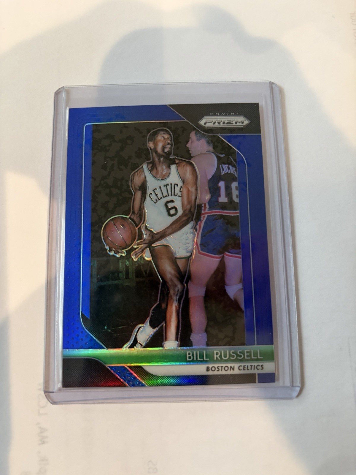 2018-19 Panini Prizm - Bill Russell #25 Blue Prizm /199