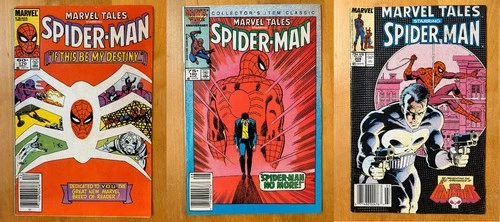 Marvel Tales 170 190 209 NEWSSTAND Amazing Spider-Man 31 50 129 Punisher Kingpin