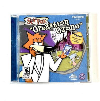 Spy Fox Operation Ozone - PC Windows, MAC, CD - ROM - Great Condition