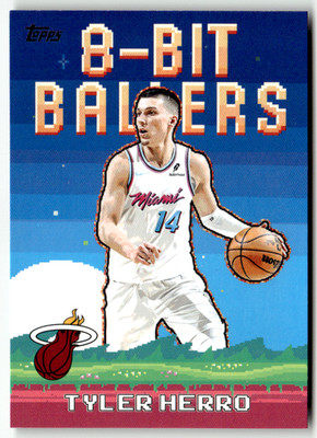 Topps NBA Flagship 2025 No. 8B-2 Tyler Herro 8-Bit Ballers