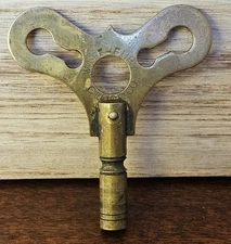 Antique Waterbury Clock Co. Winding Key Original Replacement Part 1870s USA