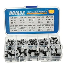Capacitor Kit 180 Piece 1uF to 1000uF SMD Assortment