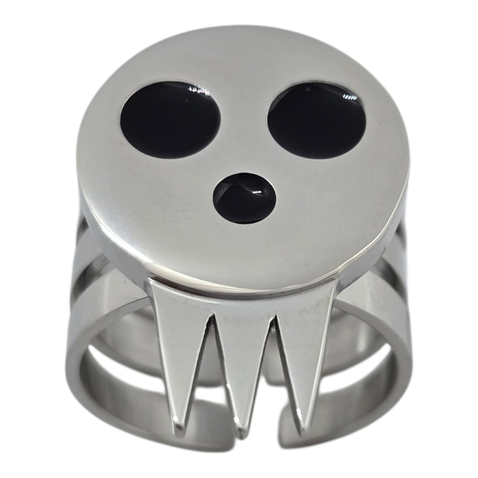 2 Rings Layout Death the Kid Ring made from Stainless Steel and Adjustable Soul Eater ...