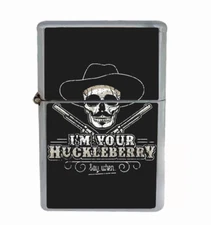 HuckleBerry Rs1 Flip Top Oil Lighter Wind Resistant 