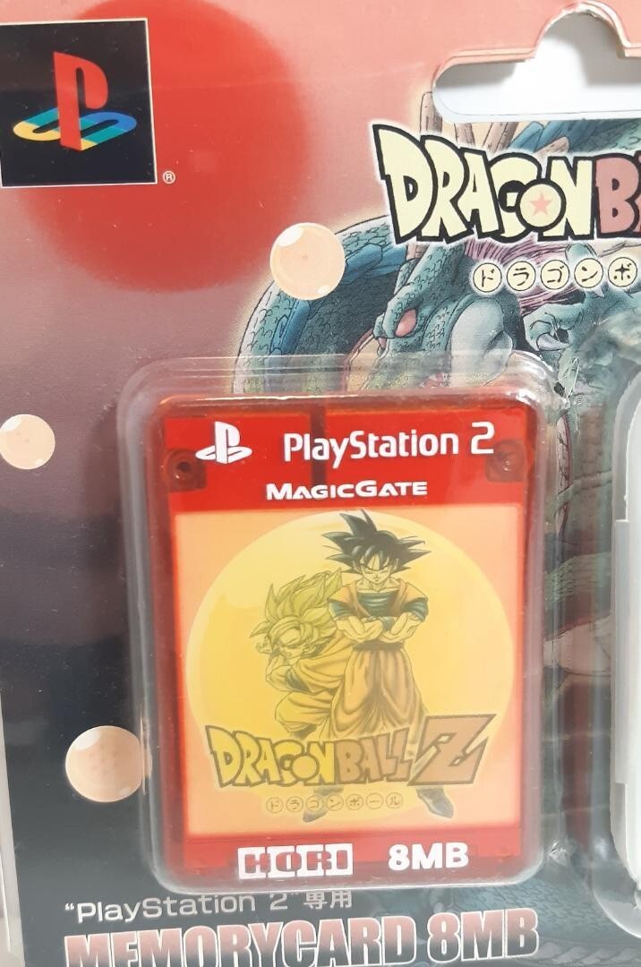 New DRAGON BALL Z PS2 Playstation2 Limited Memory Card 8MB HORI
