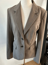 The limited brown jacket size 8 suit jacket blazer