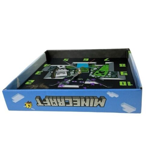 Minecraft Wall Clock Block Creeper Analog Quartz Battery Operated 11 in NEW NIB - Picture 8 of 15