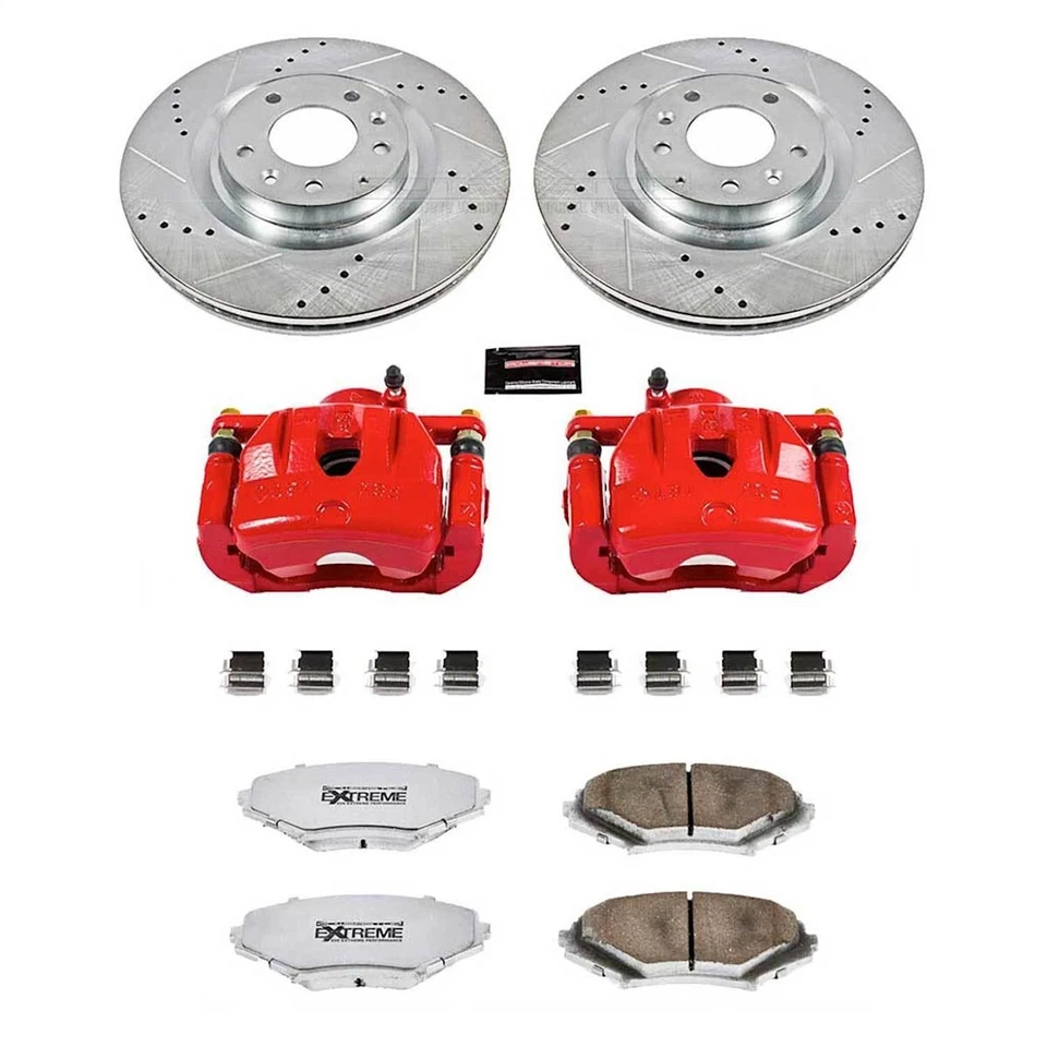 KC3026-26 Kit de frenos Powerstop con pinzas juego de 2 ruedas delanteras para Mazda RX-8 Foto 2 de 4
