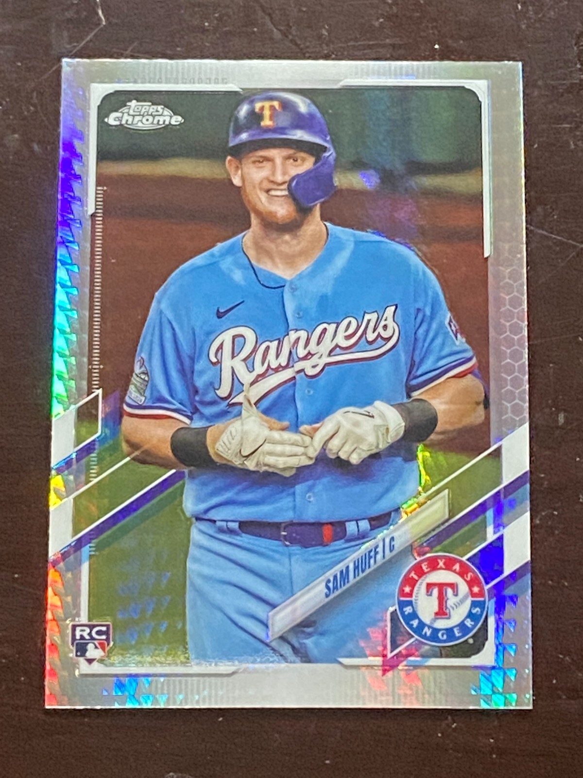 ⚾ 2021 Topps Chrome Baseball Xfractor Rookie #81 Sam HUFF ⚾