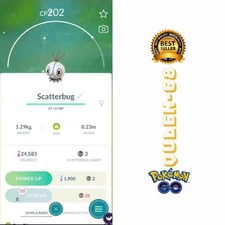 Pokémon Go - Shiny Scatterbug Form Modern - Trade Registered Or PtC (20k )