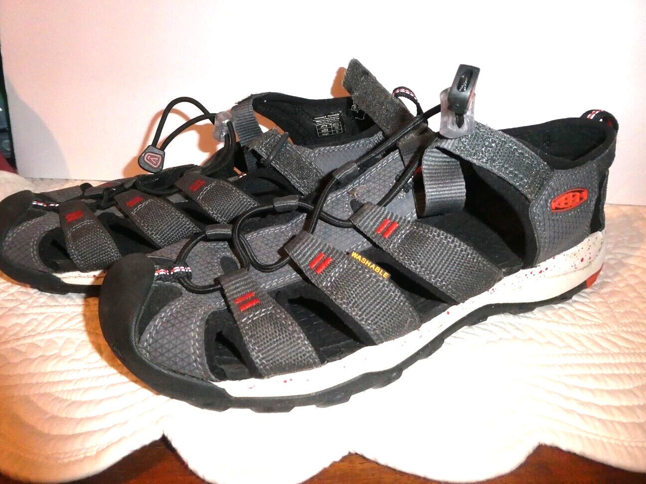 Sandali Youth KEEN Newport Neo H2 grigio magnetico arancione speziato US 6 (donna 7 5)