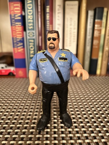 1990 Big Boss Man Series 3 Action Figure WWF WWE H...