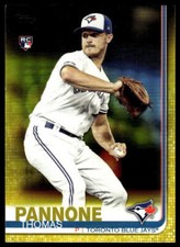 2019 Topps Update Thomas Pannone #US239 Walgreens Yellow RC Toronto Blue Jays