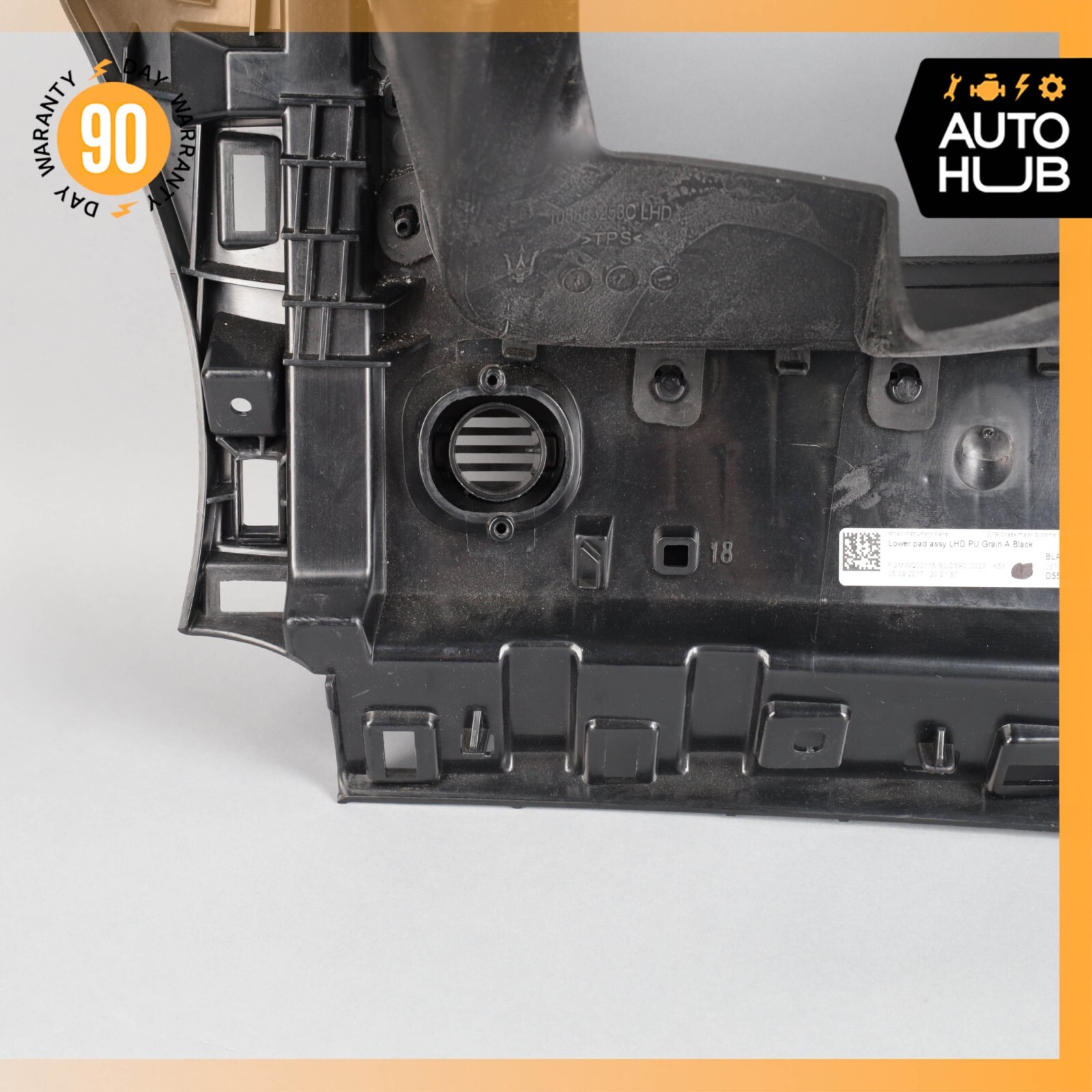 17-20 Maserati Levante M161 Dashboard Dash Left Under Seat Knee Panel OEM 73k