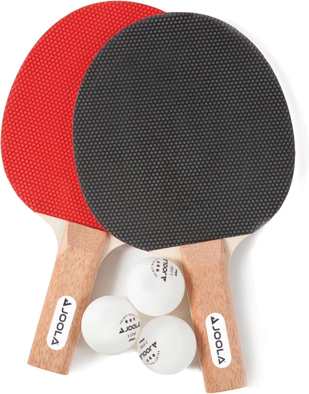 Essentials Duel 2-Player Table Tennis Racket Set with 2 Ping Pong Paddles & 3 Ba
