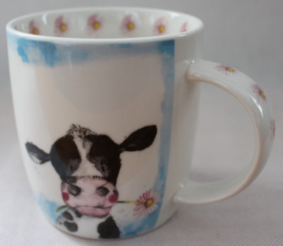 Becher Tasse Mug ''Sunshine Cow'' Kuh 350 ml by Alex Clark England