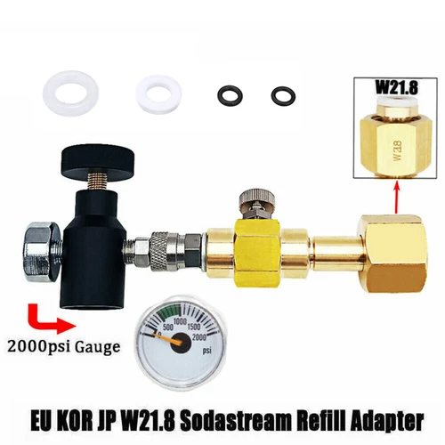 Für Soda Stream CO2-Carbonator Zylinder Tank/Nachfülladapter-Steckverbinder Füll - Bild 2 von 12