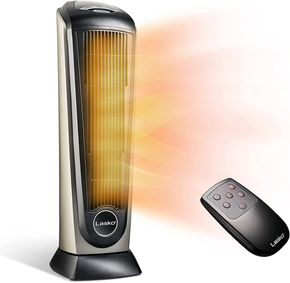 Oscillating Ceramic Tower Space Heater Home Adjustable Thermostat Timer  Remote | eBay