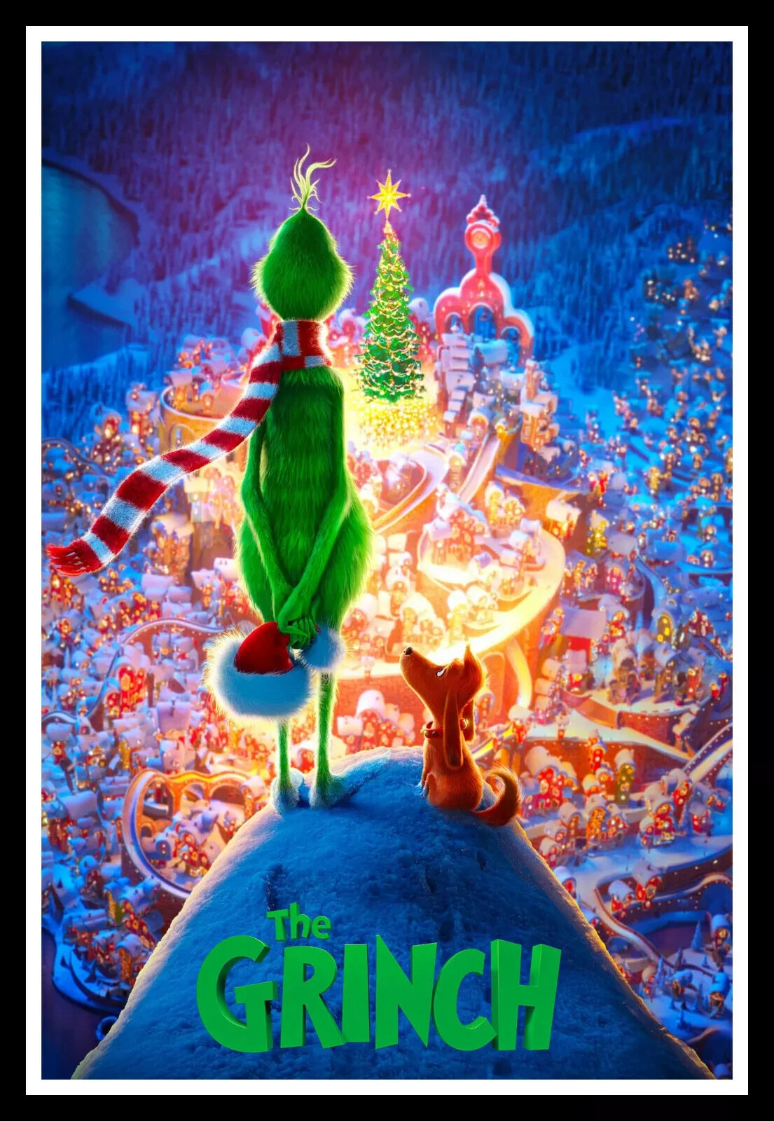 The Grinch Movie Poster. Grinchmas Poter. Christmas Wall Decor. No Frame