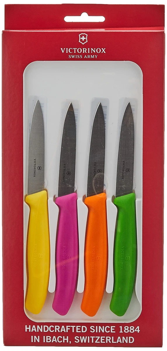 Victorinox Swiss Classic Paring Knife Set 6 Pieces Black