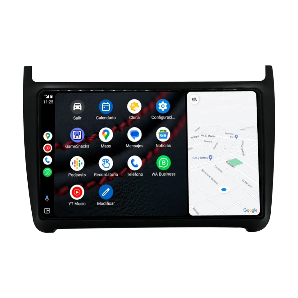 Autoradio Android Per Volkswagen Polo 2012-2019 -Octacore 4GB 64GB -Telecamera - Immagine 3 di 4