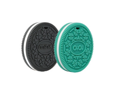 COOKEE BEISSRING 2er Pack | 3M+ | BPA FREI | UNGIFTIG | 100% PREMIUM SILIKON SCHNULLER 