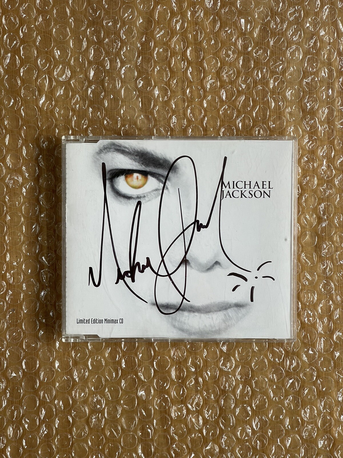 Michael Jackson Autograph On The Line - Maxi Single - SUPER RARE | eBay
