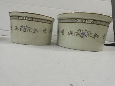 2 X Royal Doulton Dorset, Blue Flowers  Schüssel Schale  Teller  Made In England