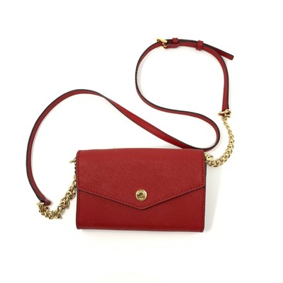 michael kors medium crossgrain leather envelope wallet