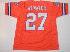 UNSIGNED CUSTOM Sewn Stitched Steve Atwater Orange or White Jersey M-3XL