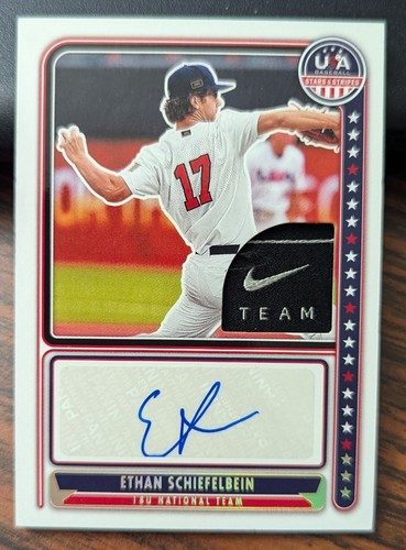 2024 Stars & Stripes Ethan Schiefelbein 18U National Team NIKE Brand Auto 7/7