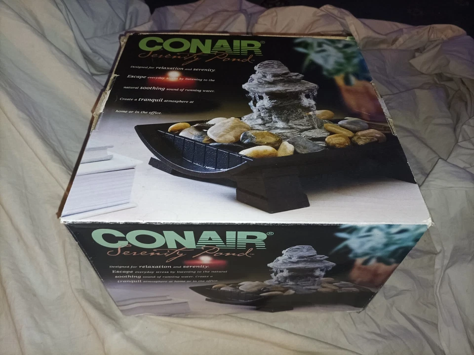 Conair Serenity Pond Fuente Interior Negra Cascada Modelo CP3 Foto 2 de 4