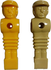 Replacement Foosball Men-Yellow/Tan -Set of 2