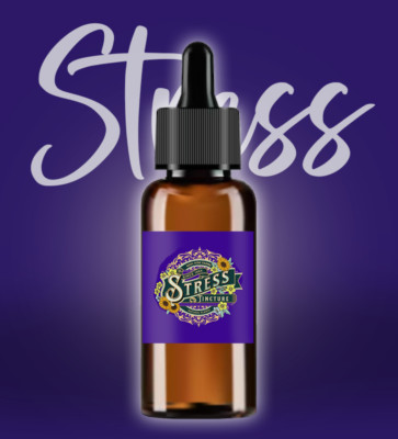 Herbal Tincture - Traditional Herbs for Stress Calming - Pure 2 oz USA