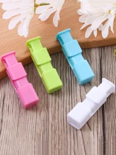 4pcs Reusable Food Sealing Bag Clip - Fresh Storage, Plastic Sealer Random Color