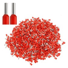 1000 Pcs Awg 24/0.34mm Wire Ferrules Insulated Copper Crimp Connectors Crimp Pi