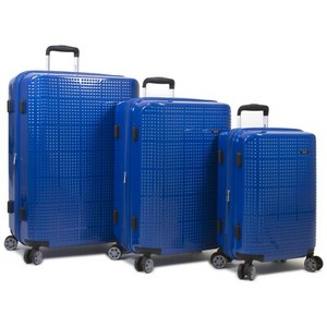 Dejuno Speck Hardside 3-Piece Expandable Spinner Luggage Set - Blue - Click1Get2 Offers