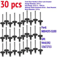 30 Rivets Door Handle Lock Actuator Rocker Panel Auveco 18167 Ford N804193-S100
