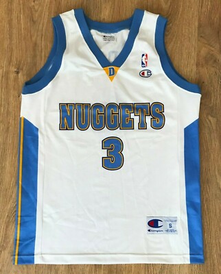 Denver Nuggets #3 Iverson rare vintage Champion NBA Basketball