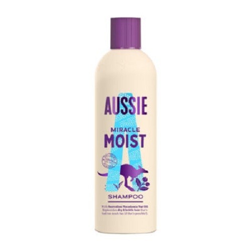 Aussie Miracle Moist Shampoo for Dry Hair 300ml x2 - Image 4