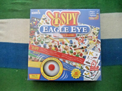 I Spy Eagle Eye Find-It Game Scholastic Plan & Learn System 5+ unopened 2-4 play