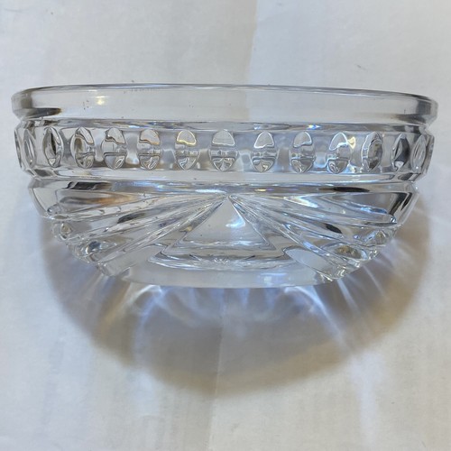 Waterford Crystal Overture 5" Oval Bowl Etched Signature Seahorse Mark - Imagen 7 de 12