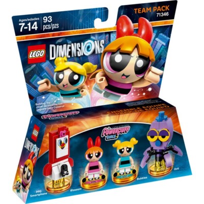 Lego Dimensions Team Pack POWER PUFF GIRLS #71346 Bubbles Octi New