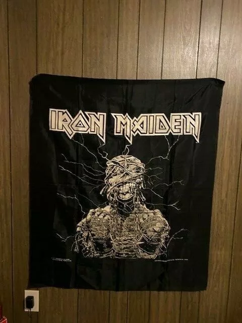 Vintage 1985 Iron Maiden Tapestry