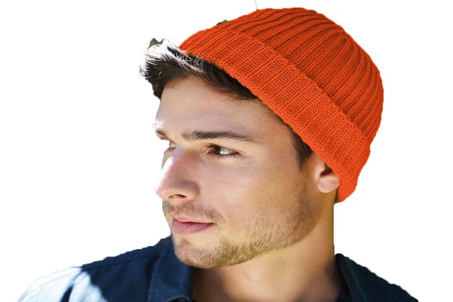 Club Room Mens Hat Orange One Size 