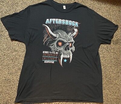 超激レアAFTERSHOCK JAPAN TOUR Tシャツ アフターショック 2021 Aftershock Music Festival Shirt Sacramento Metallica Cypress